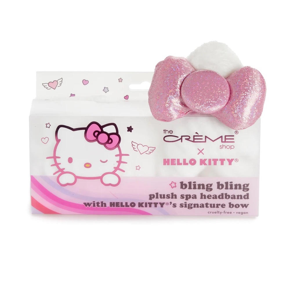The crème shop Hello Kitty Spa Headband “bling bling” 💕✨